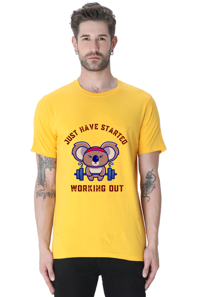 Savage Style Men's Cotton T-Shirt – Fueled by Passion and Protein