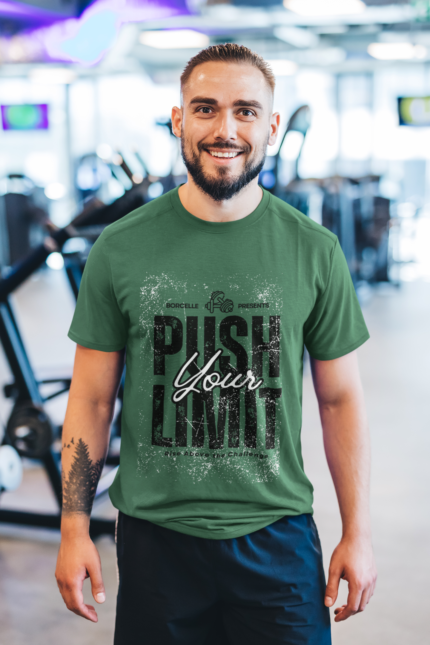 Push Your Limits Gym Mens Tshirt