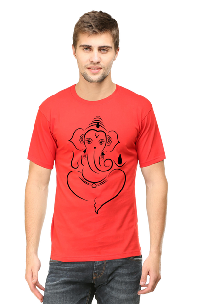 Ganesh Diwali Mens Pure Cotton Tshirt