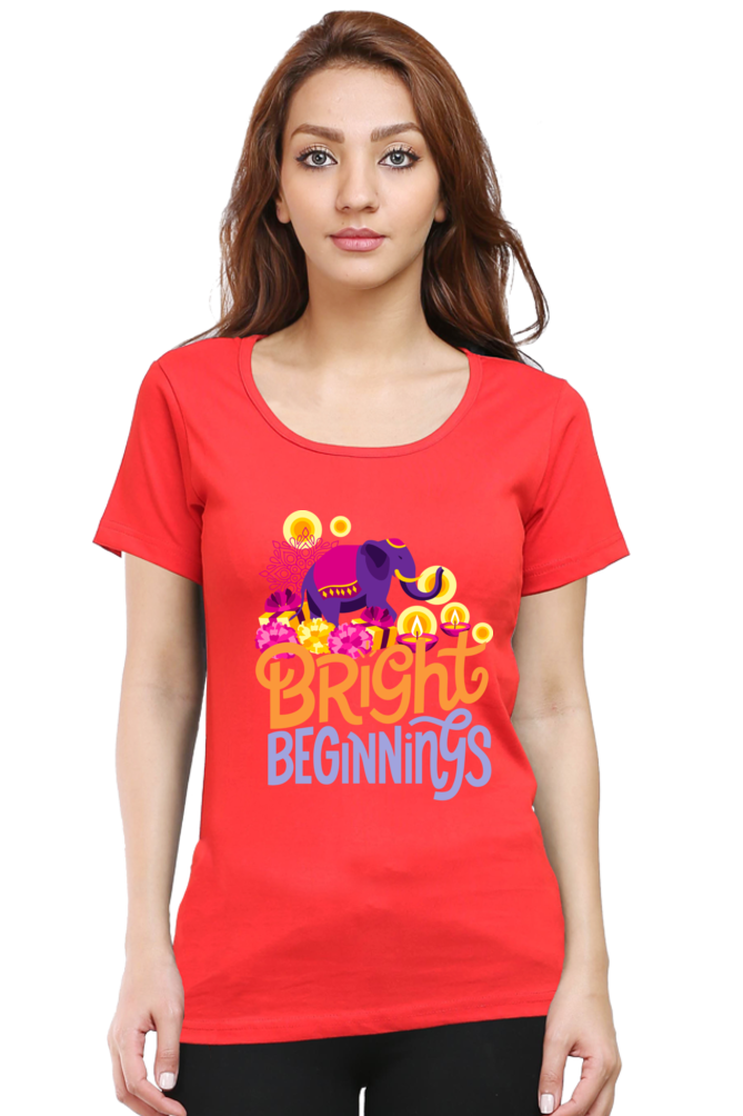 Bright Beginnings Womens Pure Cotton Tshirt