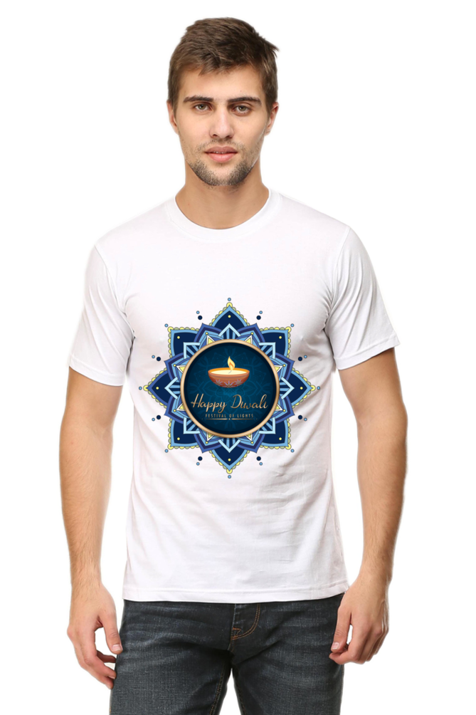 Diwali Mens Pure Cotton Tshirt