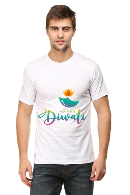 Diwali Mens Pure Cotton Tshirt