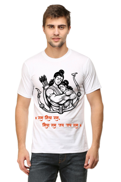 Sita Ram Pure Love Diwali Mens Pure Cotton Tshirt