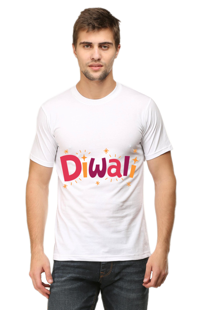 Diwali Mens Pure Cotton Tshirt