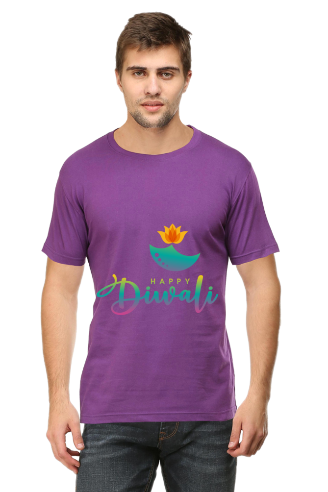 Diwali Mens Pure Cotton Tshirt