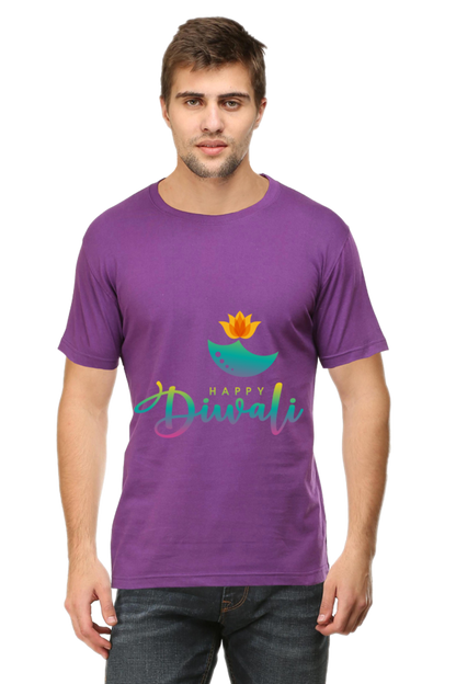 Diwali Mens Pure Cotton Tshirt