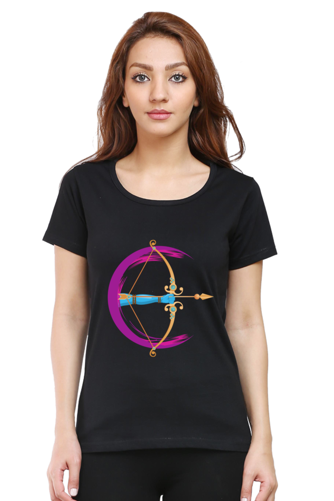 Ram Bow Arrow Womens Pure Cotton Tshirt