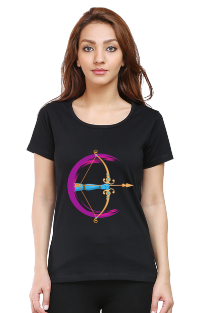 Ram Bow Arrow Womens Pure Cotton Tshirt