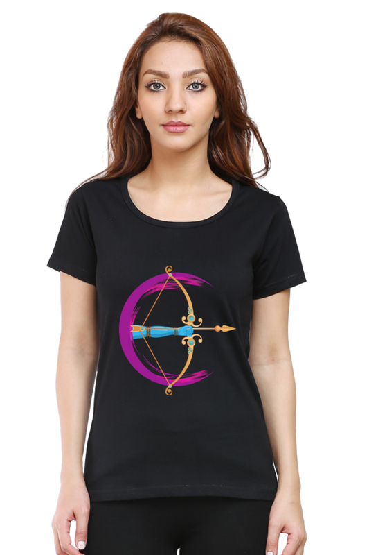 Ram Bow Arrow Womens Pure Cotton Tshirt