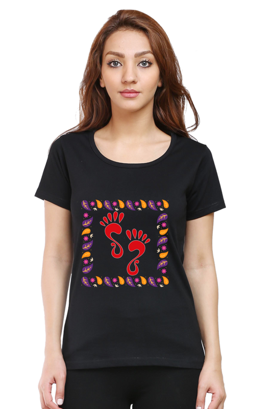 Laxmi Foot Diwali Womens Pure Cotton Tshirt