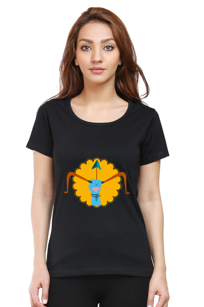 Ram Dhanush Womens Pure Cotton Tshirt