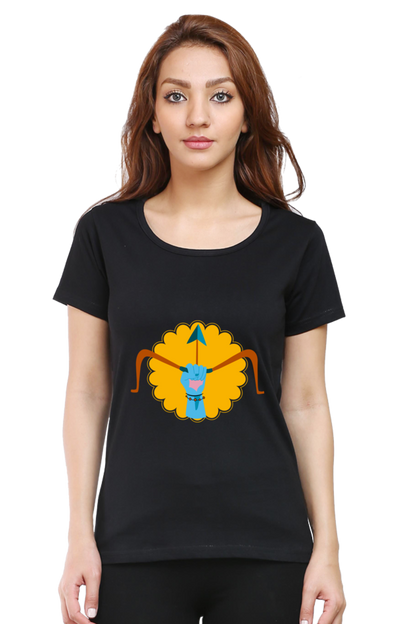 Ram Dhanush Womens Pure Cotton Tshirt