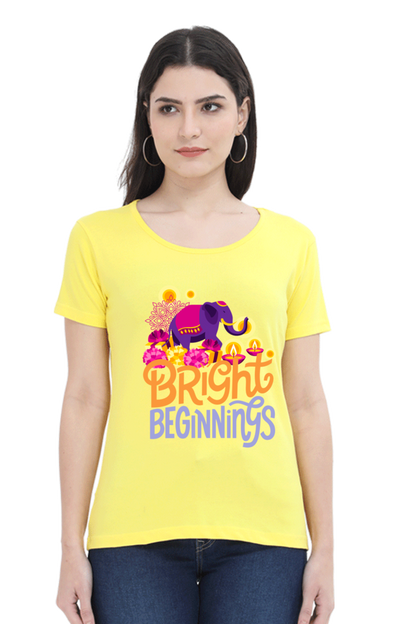 Bright Beginnings Womens Pure Cotton Tshirt