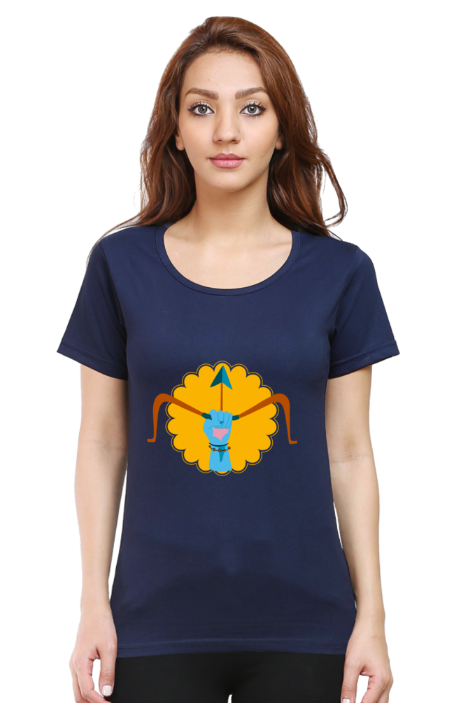 Ram Dhanush Womens Pure Cotton Tshirt