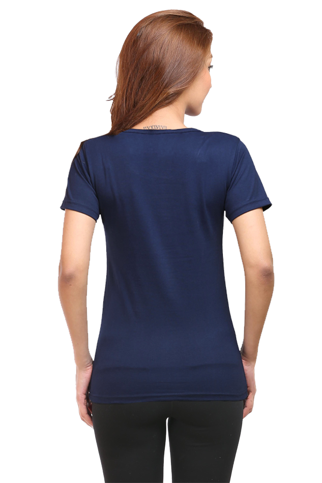 Multiple Peacock Feather Womens Pure Cotton Tshirt