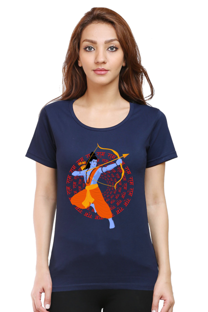 Jai Shree Ram Womens Pure Cotton Tshirt