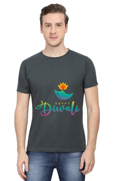 Diwali Mens Pure Cotton Tshirt