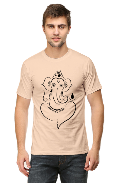 Ganesh Diwali Mens Pure Cotton Tshirt