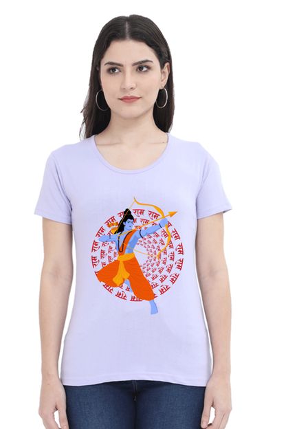 Jai Shree Ram Womens Pure Cotton Tshirt