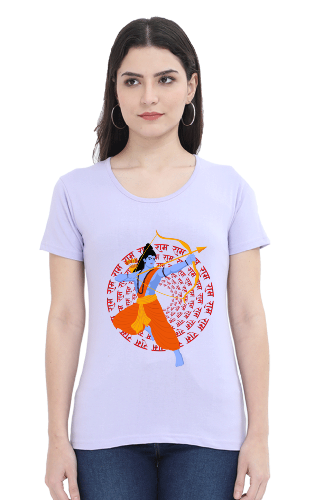 Jai Shree Ram Womens Pure Cotton Tshirt