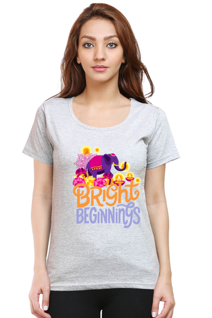 Bright Beginnings Womens Pure Cotton Tshirt