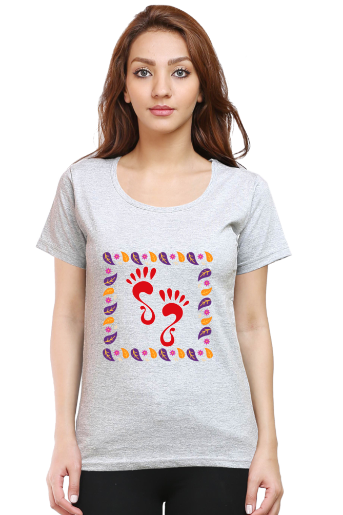 Laxmi Foot Diwali Womens Pure Cotton Tshirt