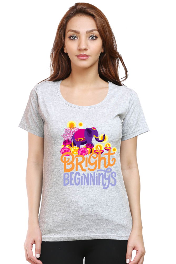 Bright Beginnings Womens Pure Cotton Tshirt