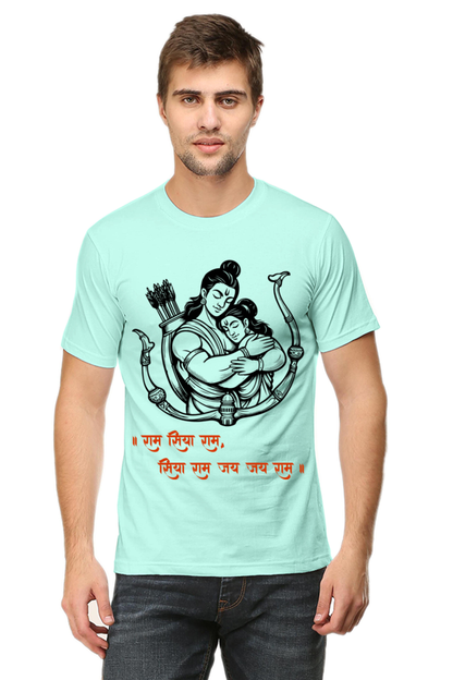 Sita Ram Pure Love Diwali Mens Pure Cotton Tshirt