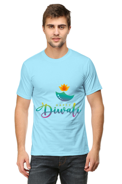 Diwali Mens Pure Cotton Tshirt