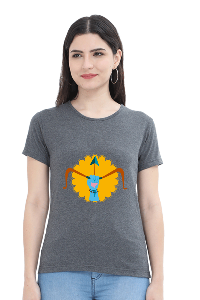 Ram Dhanush Womens Pure Cotton Tshirt