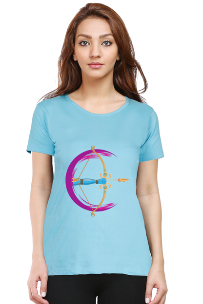 Ram Bow Arrow Womens Pure Cotton Tshirt