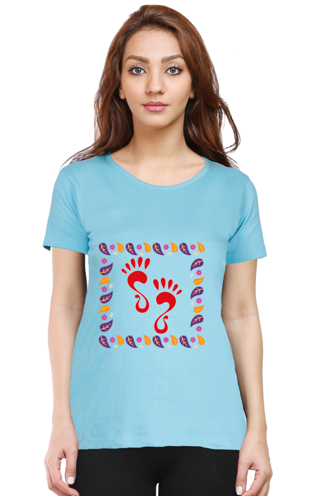 Laxmi Foot Diwali Womens Pure Cotton Tshirt