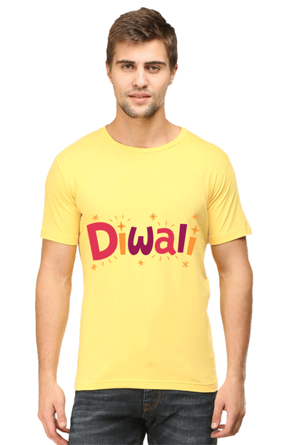 Diwali Mens Pure Cotton Tshirt