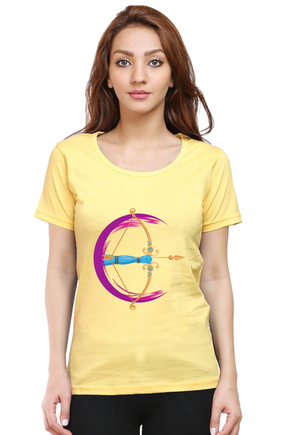 Ram Bow Arrow Womens Pure Cotton Tshirt