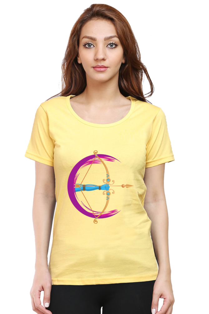 Ram Bow Arrow Womens Pure Cotton Tshirt