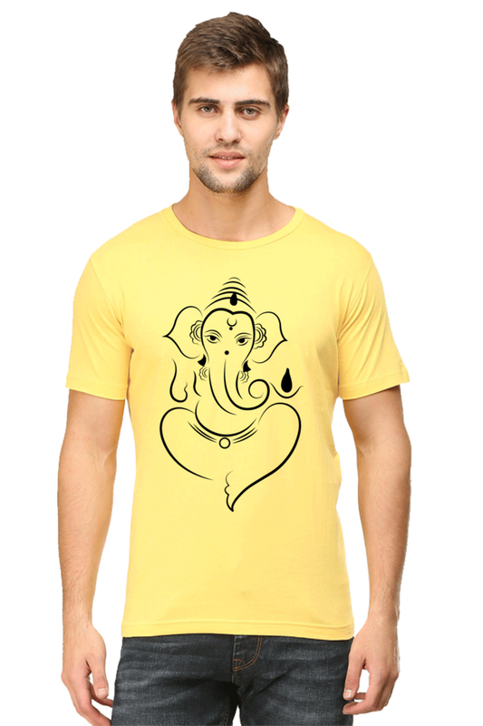 Ganesh Diwali Mens Pure Cotton Tshirt