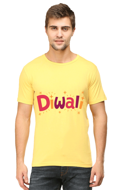 Diwali Mens Pure Cotton Tshirt