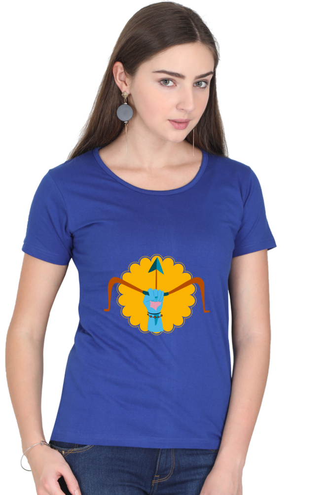 Ram Dhanush Womens Pure Cotton Tshirt