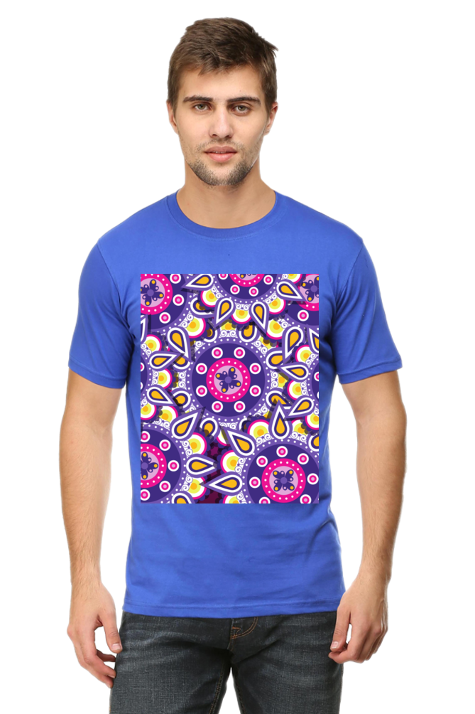 Abstract Mens Pure Cotton Tshirt