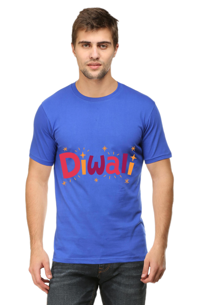 Diwali Mens Pure Cotton Tshirt