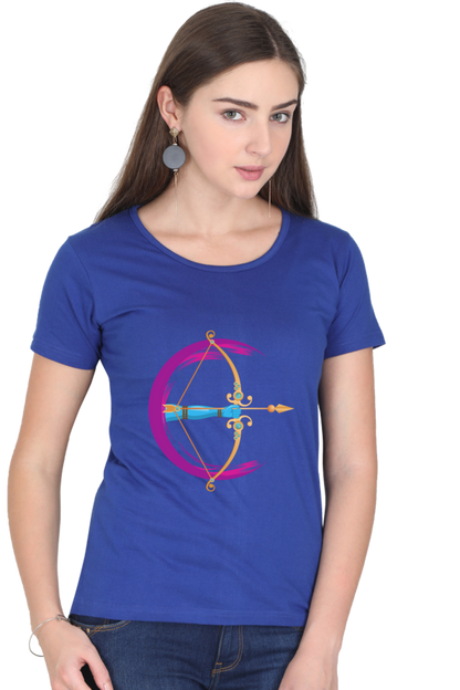 Ram Bow Arrow Womens Pure Cotton Tshirt