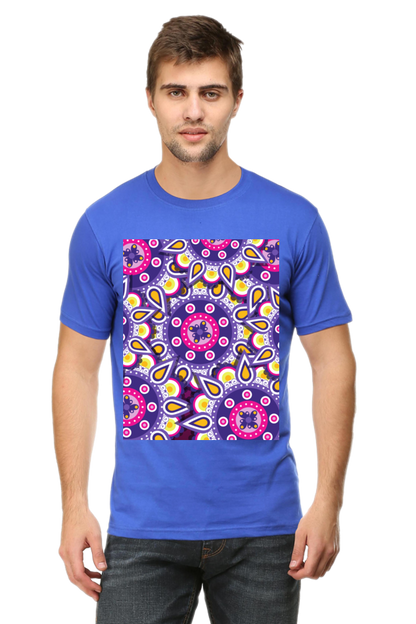 Abstract Mens Pure Cotton Tshirt