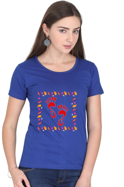 Laxmi Foot Diwali Womens Pure Cotton Tshirt