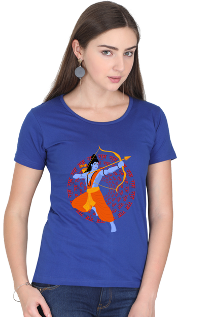 Jai Shree Ram Womens Pure Cotton Tshirt