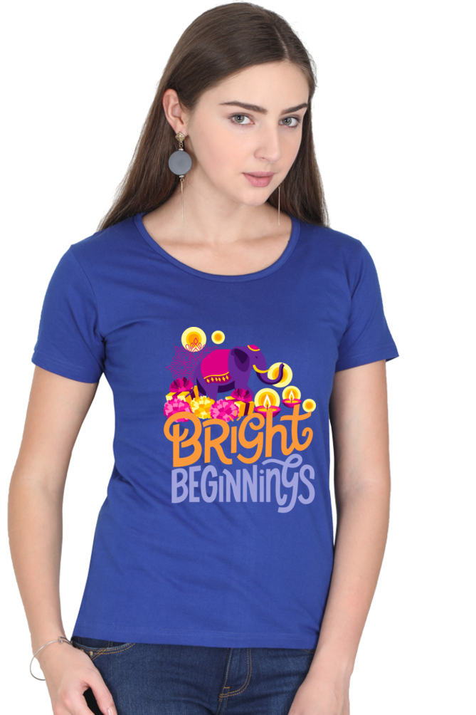 Bright Beginnings Womens Pure Cotton Tshirt