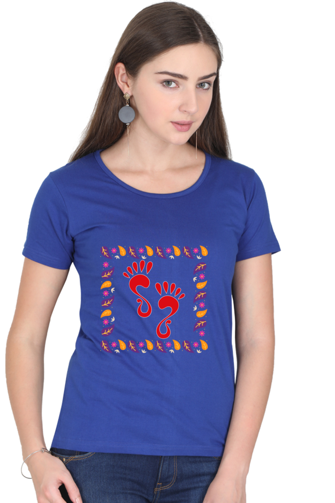 Laxmi Foot Diwali Womens Pure Cotton Tshirt