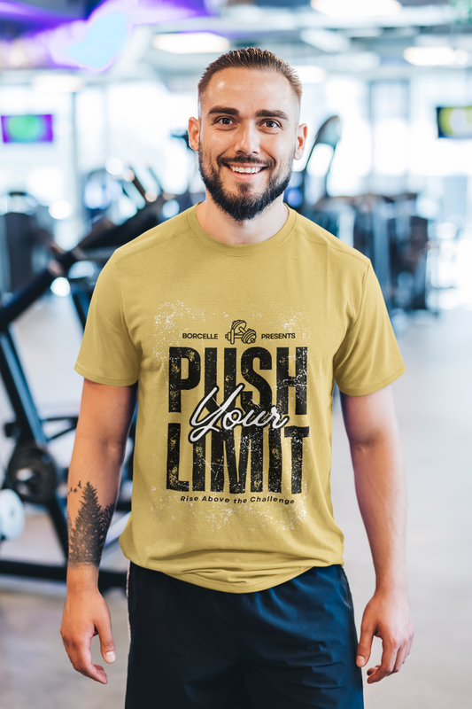 Push Your Limits Gym Mens Tshirt